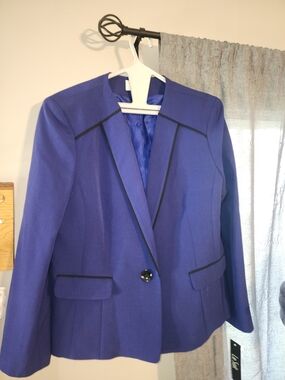 Women’s Royal Blue/Grape Tailored Blazer Jacket